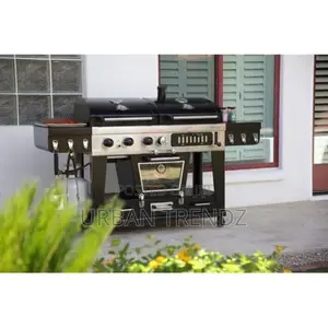 Ultimate 4-in-1 LP Gas ,Charcoal Combo Barbecue Grill