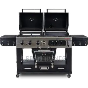 Ultimate 4-in-1 LP Gas ,Charcoal Combo Barbecue Grill