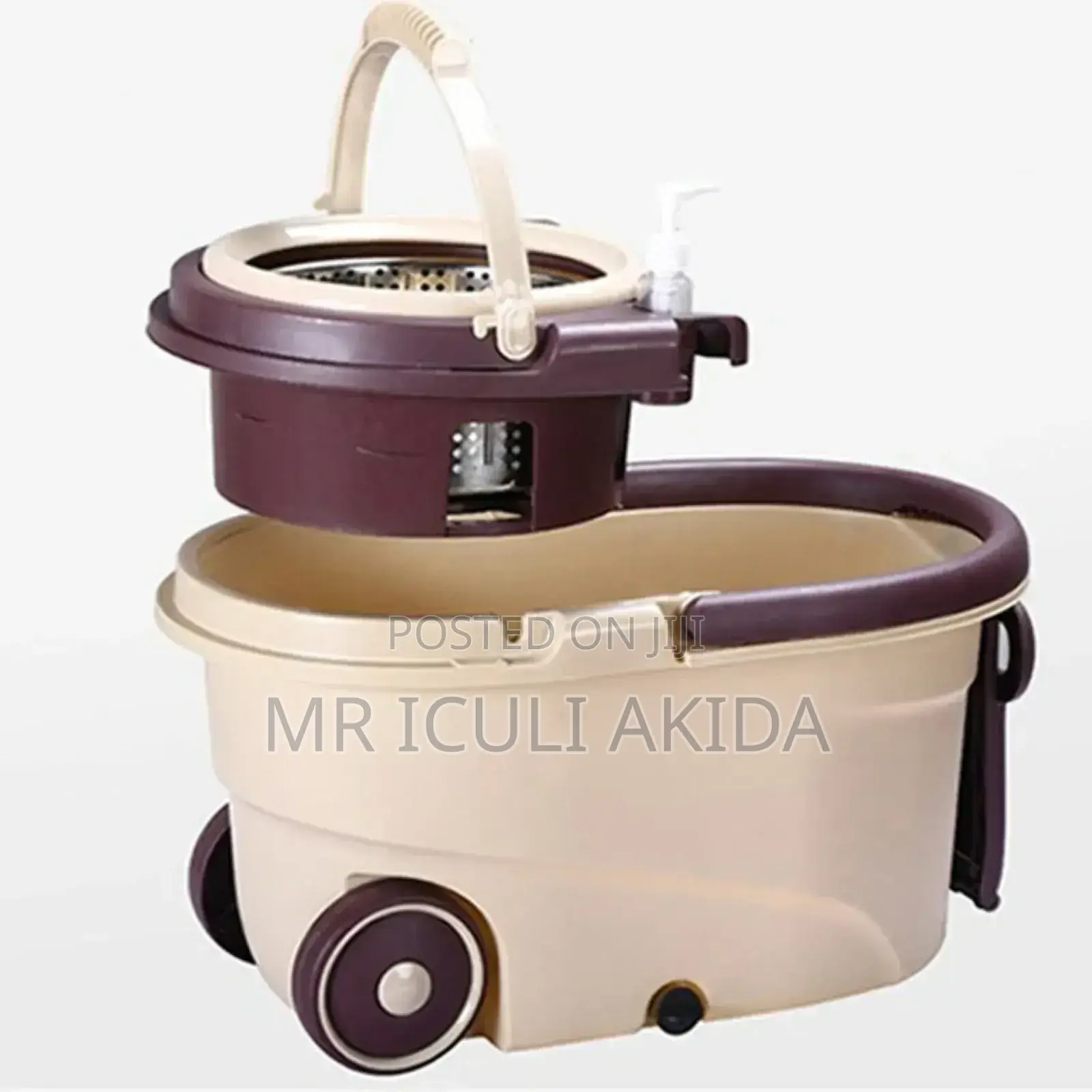 3600 Magic Spin Mop With Wheel Bucket Wet and Dry