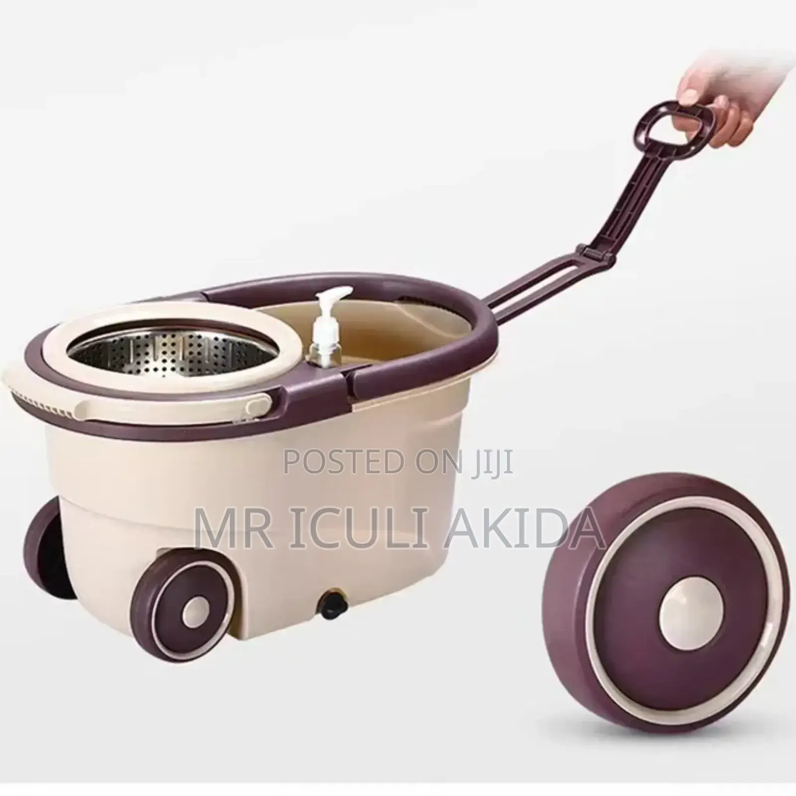 3600 Magic Spin Mop With Wheel Bucket Wet and Dry