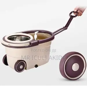 3600 Magic Spin Mop With Wheel Bucket Wet and Dry