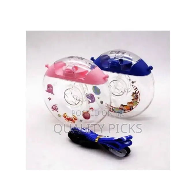 1 Set 450ml Water Bottle Shoulder Strap Donut Round Cup