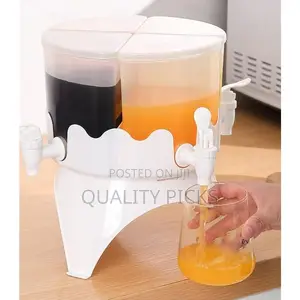 Drink Dispenser With Spigot and Lid 360° Rotatable Juice Jug