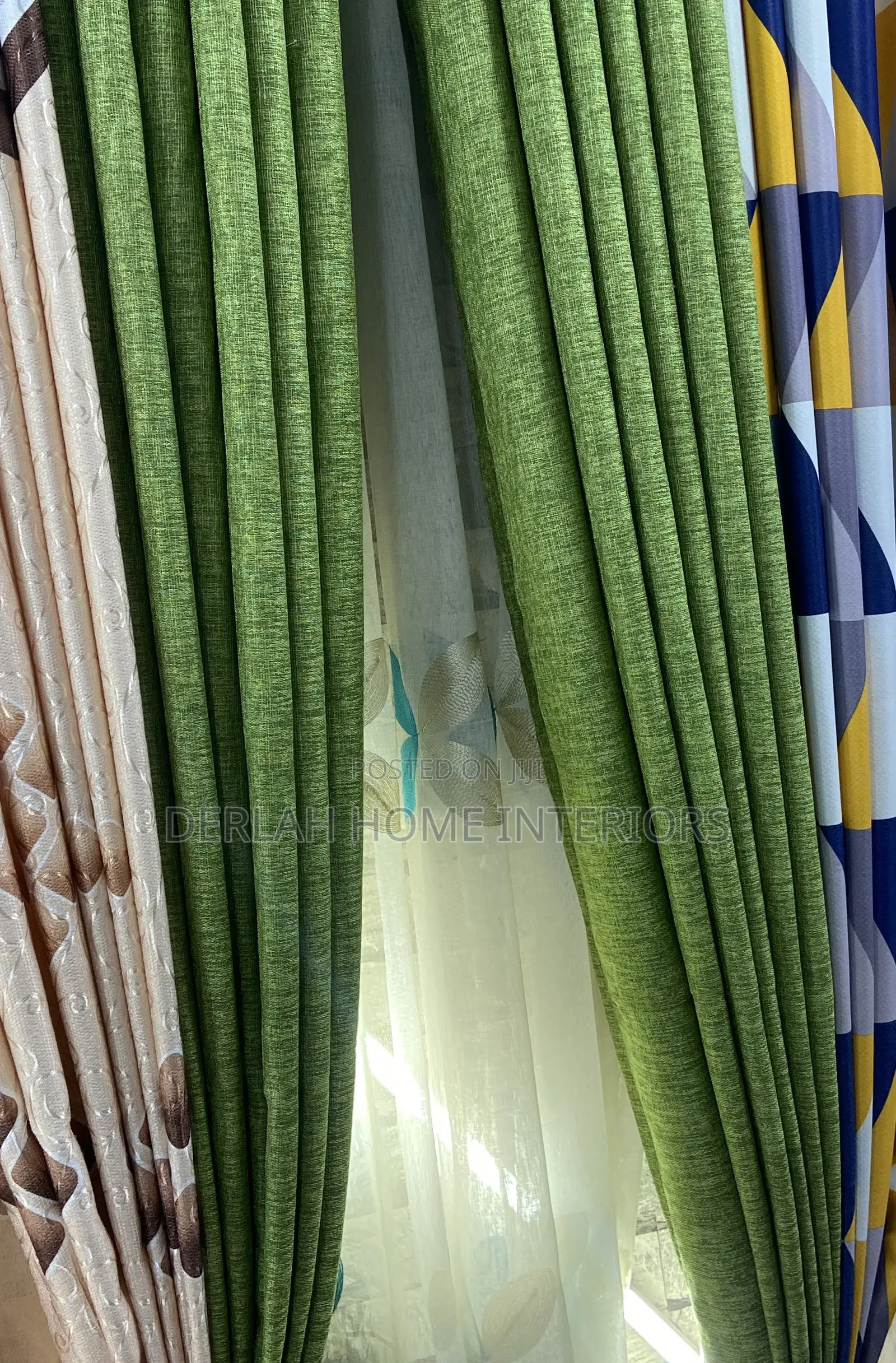 Quality Green Curtain Per Complete Meter