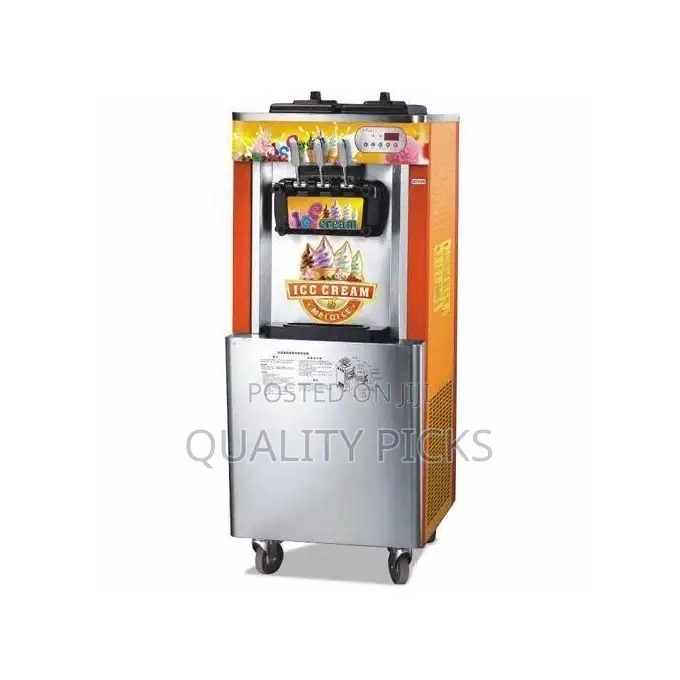Commercial 3 Flavors Soft Serve Ice Cream Machine