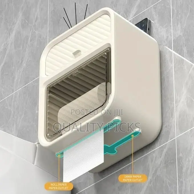 Toilet Paper Holder Bathroom Tissue Storage Box