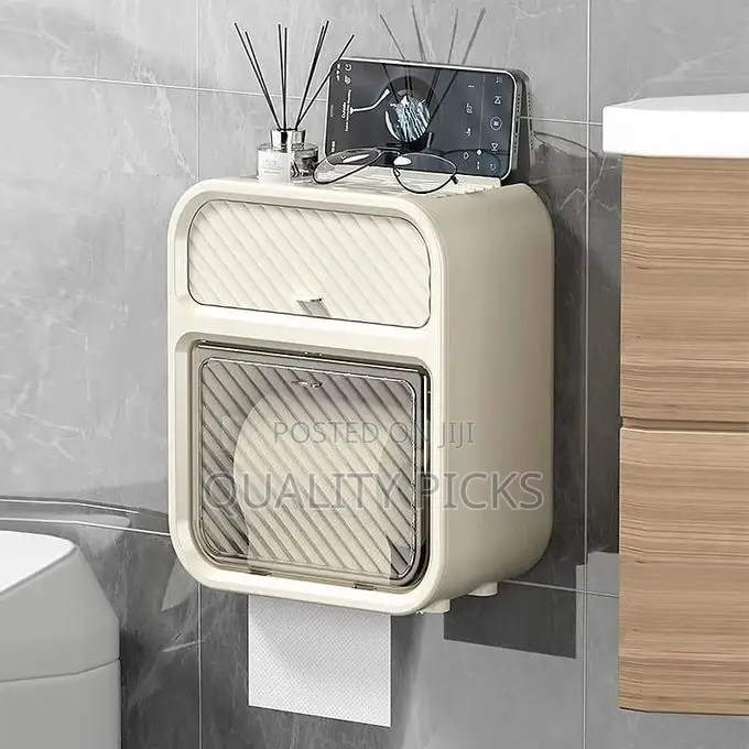 Toilet Paper Holder Bathroom Tissue Storage Box