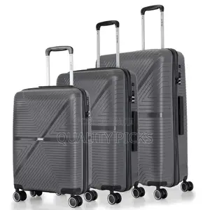 3 Pieces of Miles Axis Hardside Polypropylene Trolley Bags