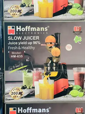 Brand New Hoffmans Slow Juicer Hm-635_red