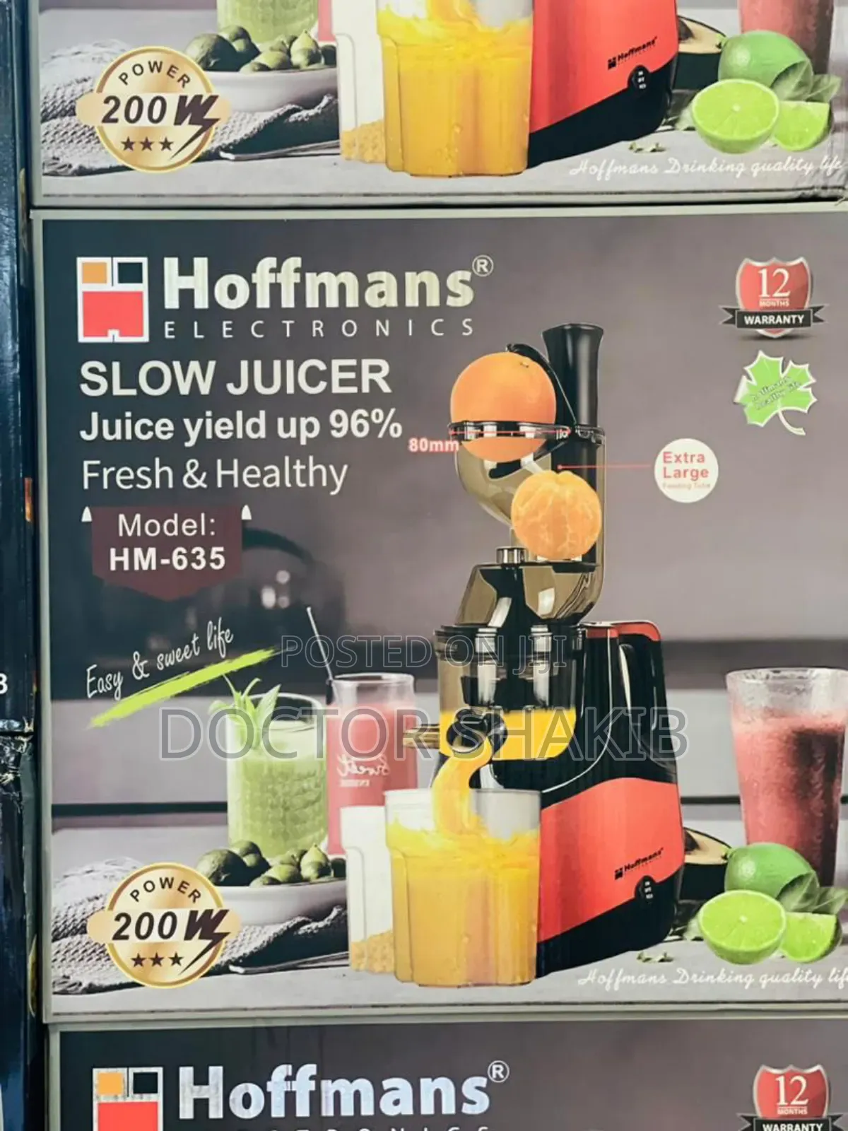 Hoffmans Electronic New High-Quality Slow Juicer