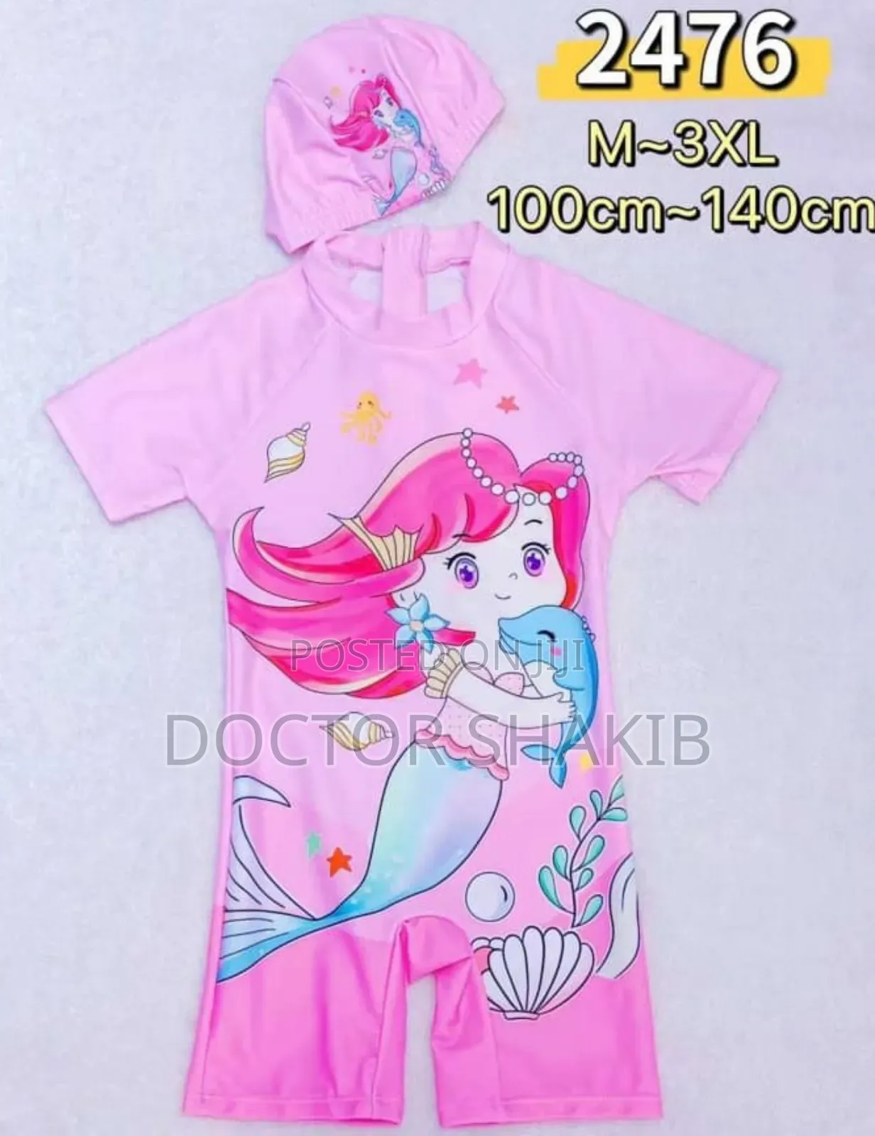 Mermaid Anime Characters Girls' Swimsuit