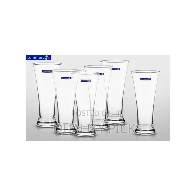 Luminarc 6 Pieces of Water Juice Glasses Cups Drinkware