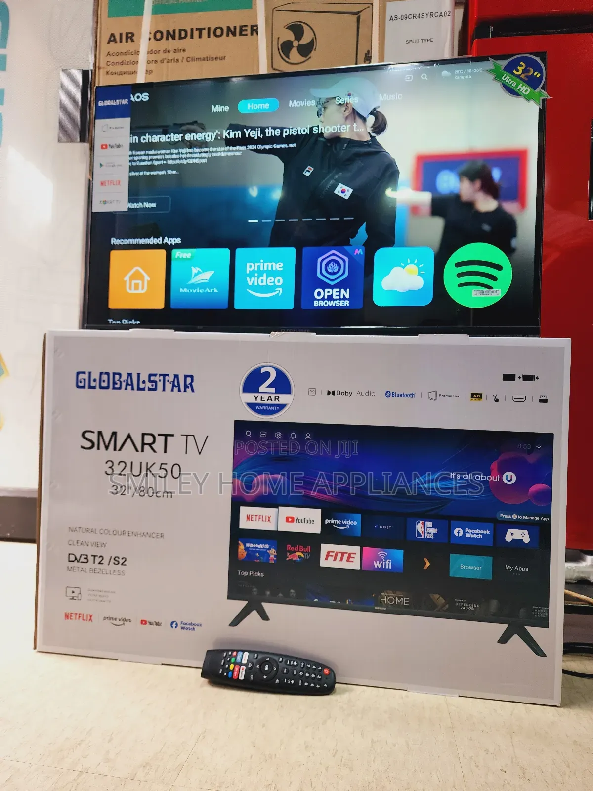 New Restocked Globalstar 32inches Smart Tv