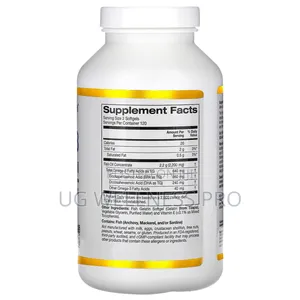 California Gold Nutrition, Omega-3, Premium Fish Oil, 240