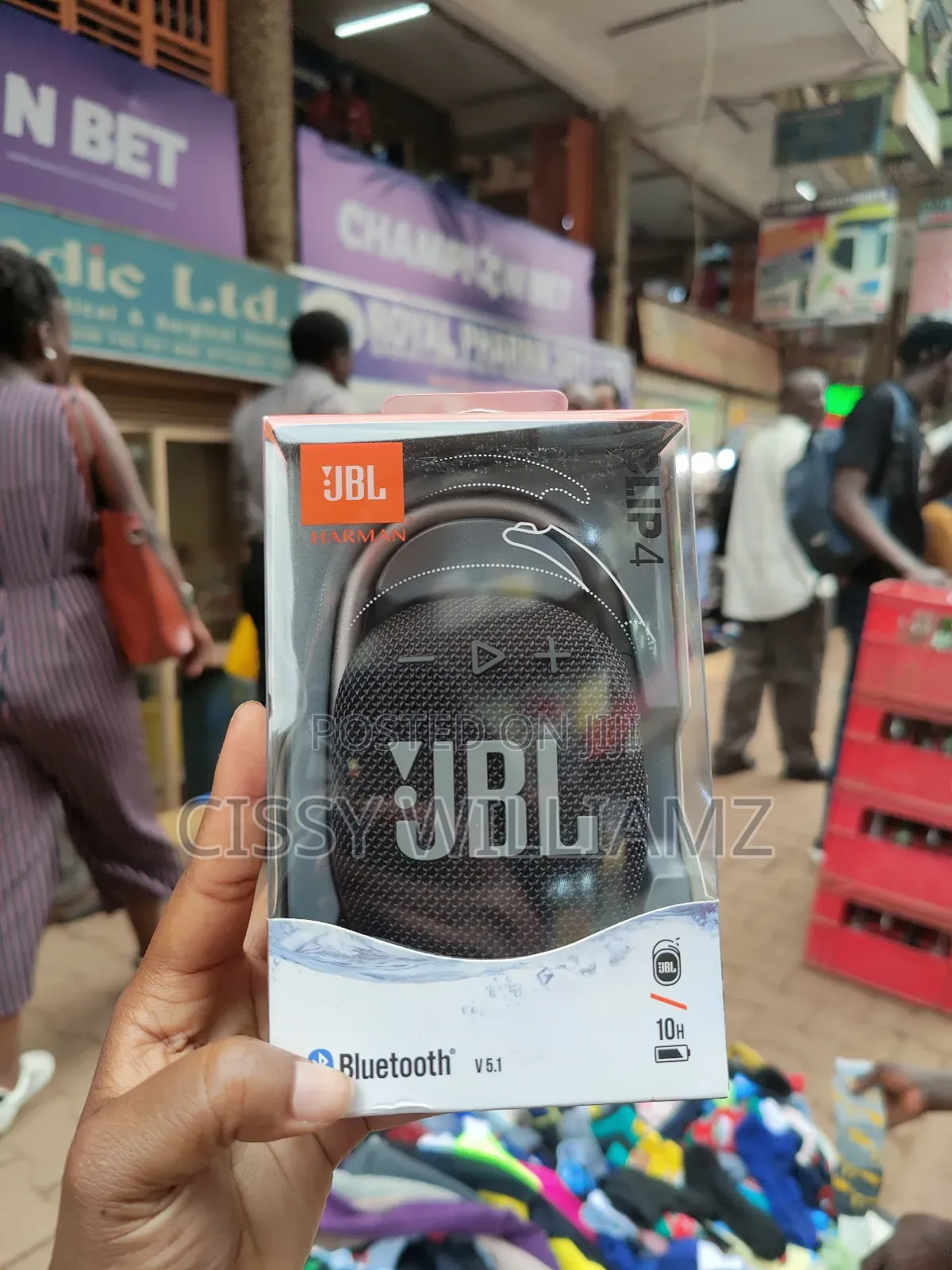 Original JBL Clip 4 Portable Music Speaker