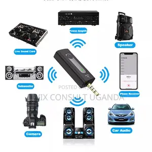 Double Wireless Lavalier Microphone With AUX Pin