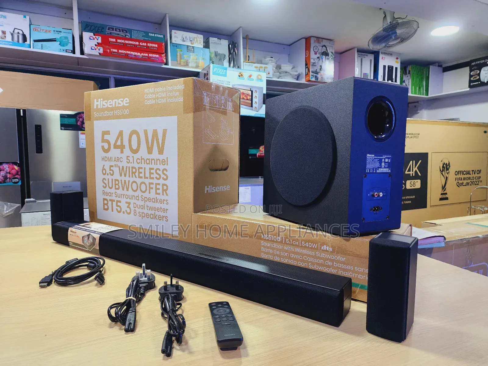 Hisense HS5100 Soundbar 540watts