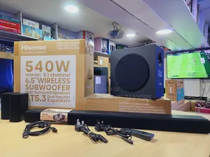 Hisense 540watts Soundbar With Two Extra Speakers