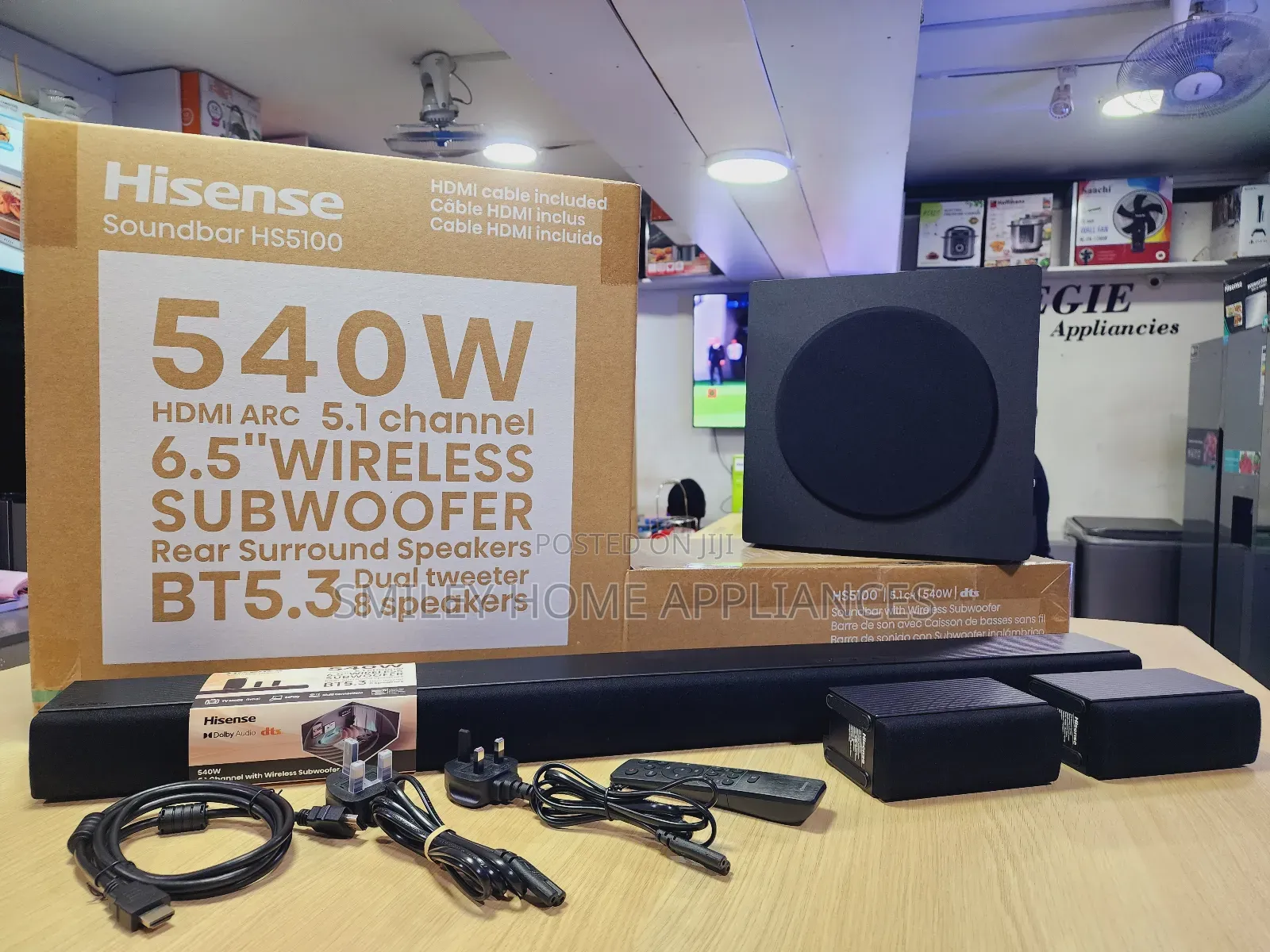 Hisense HS5100 Deepbass Soundbar 540watts