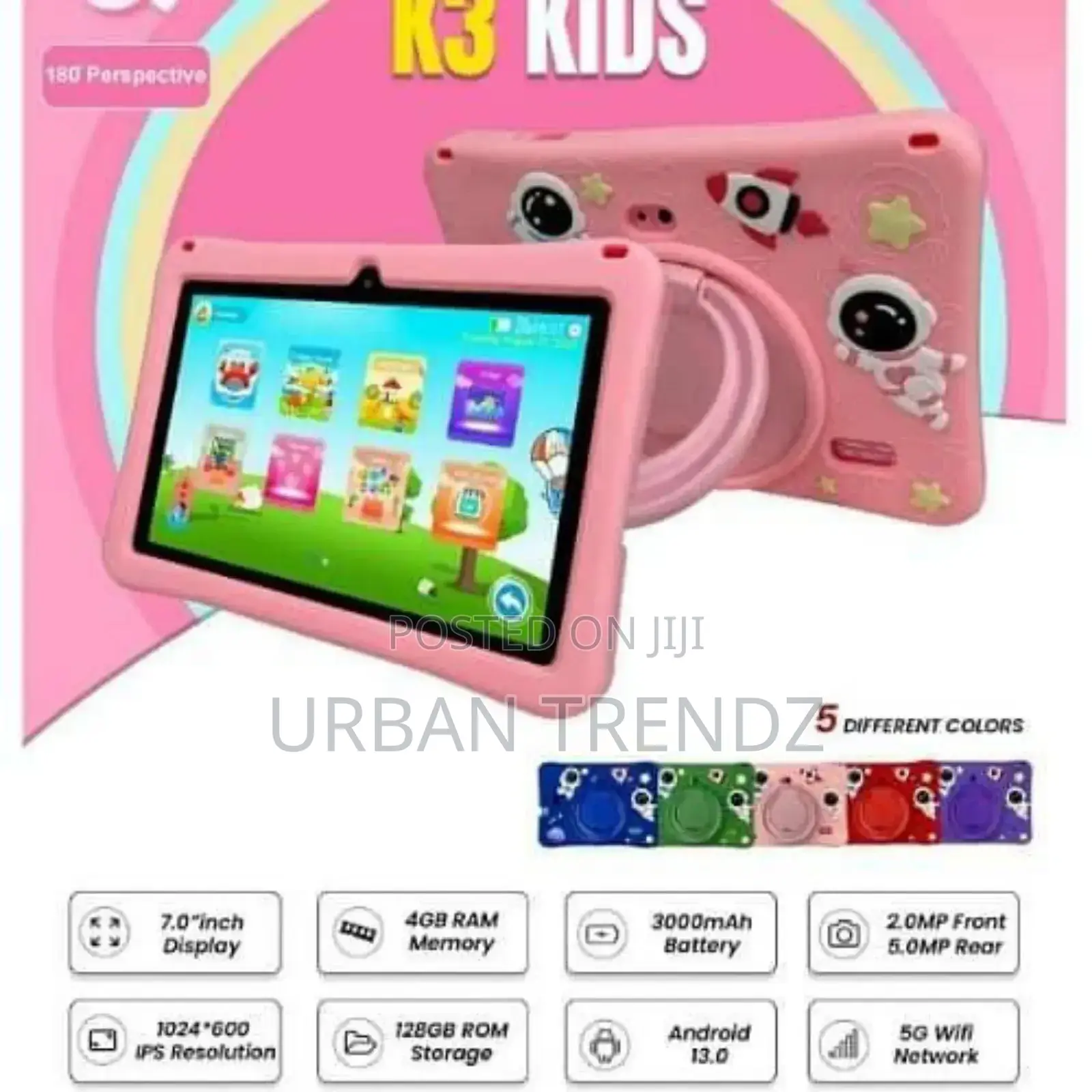 New Oteeto Tab 12 Pro 128 GB Pink
