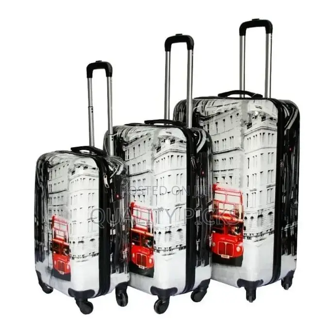 3 Piece Spinner Luggage Set 4 Wheel Luggage Travel Bags