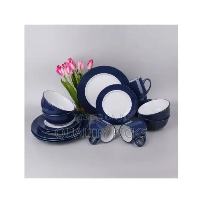 16-Piece of Tableware Set of Plates Cups Bowls Dinner Sets