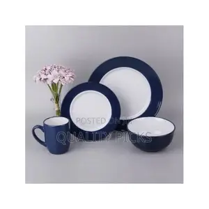 16-Piece of Tableware Set of Plates Cups Bowls Dinner Sets