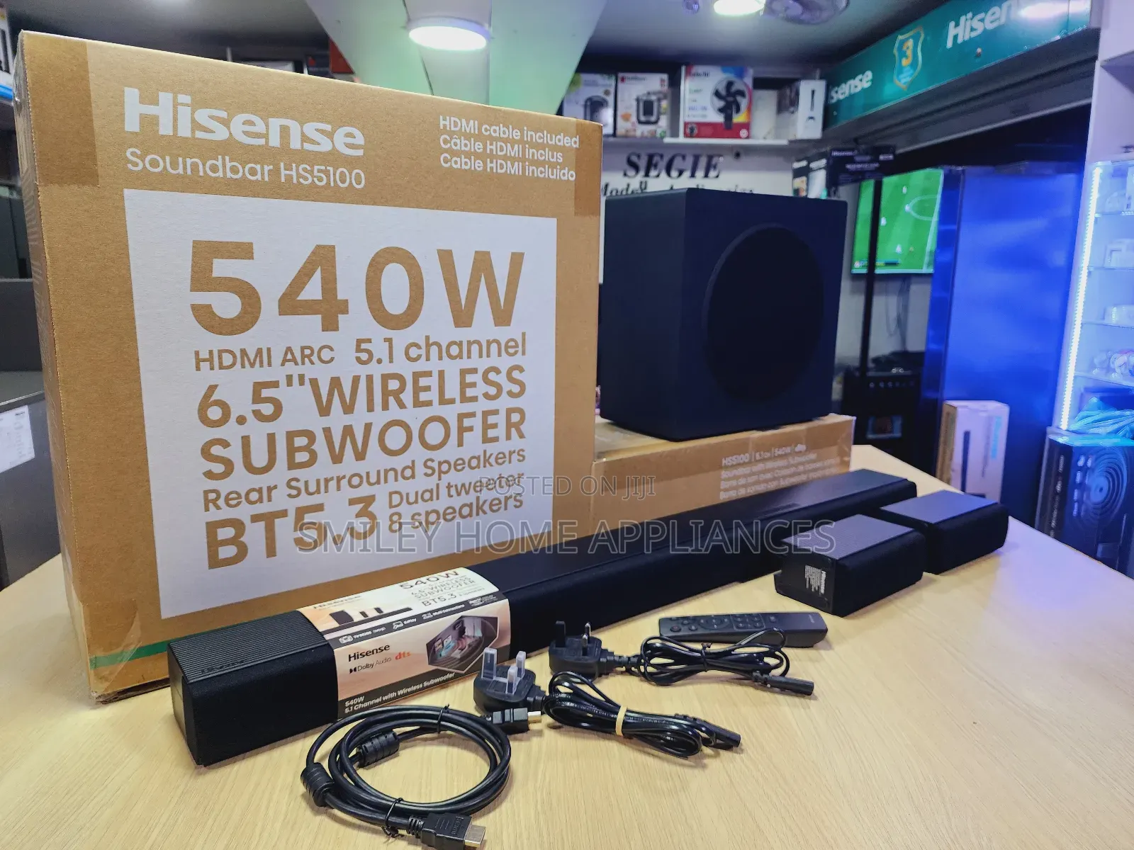 Hisense HS5100 Deep Bass Soundbar 540watts