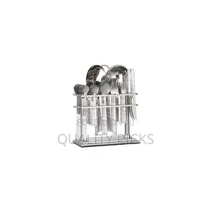 Life Smile Cutlery Set 38-Piece 18/10 Steel Spoon Set