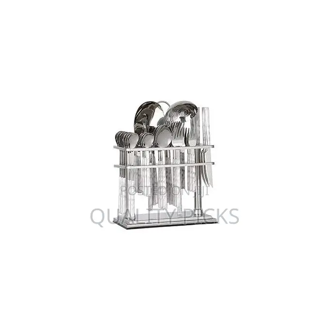 Life Smile Cutlery Set 38-Piece 18/10 Steel Spoon Set