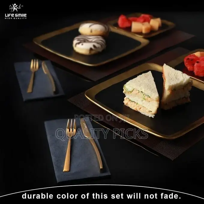 Life Smile 30 Pieces Porcelain Plates Bowls Dinner Set