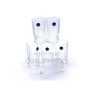 Luminarc Self Flowered Design Water/Juice Glasses