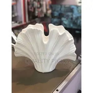 White Coral Sculpture Flower Vase