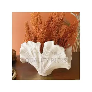 White Coral Sculpture Flower Vase