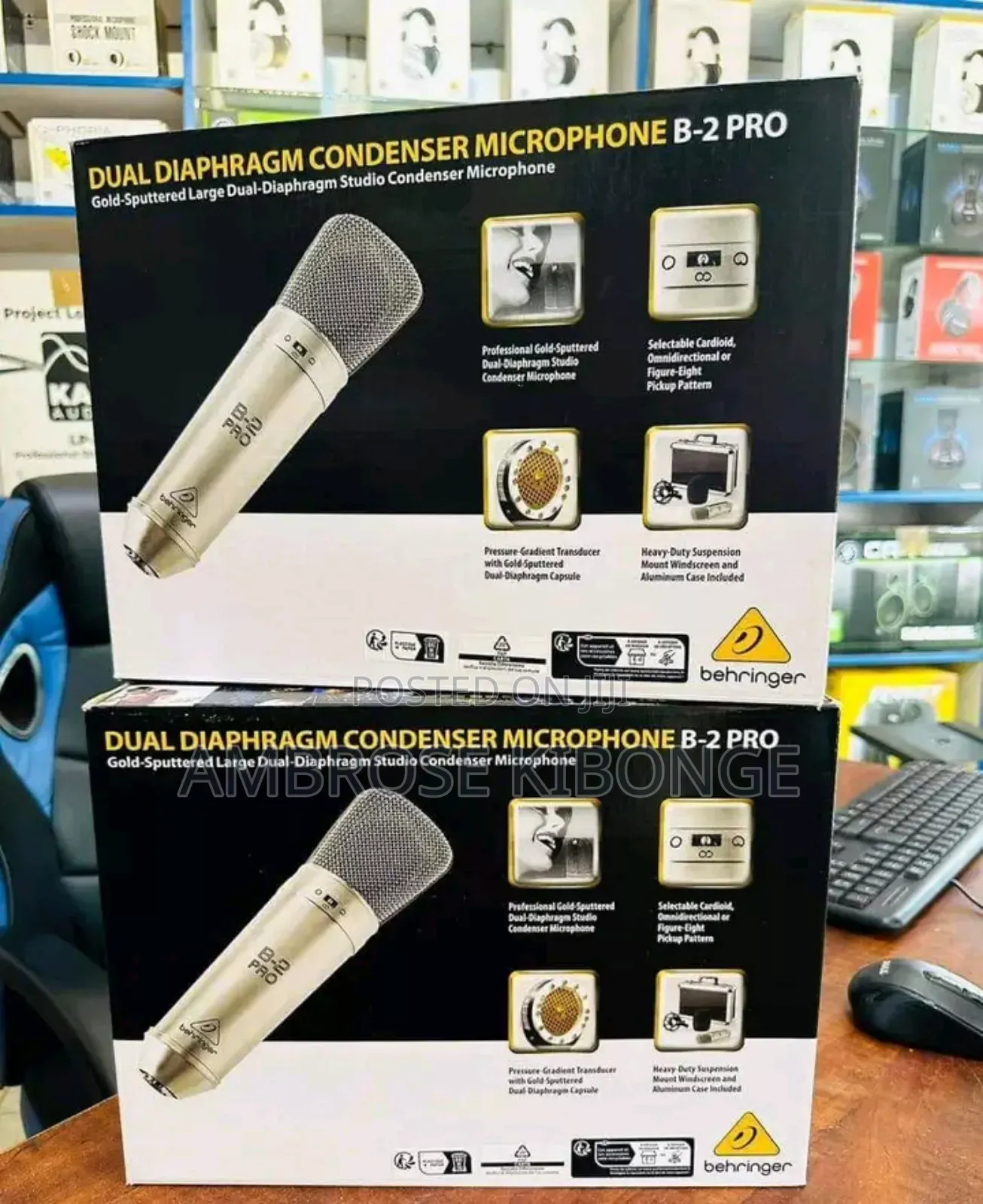 Original Sound B-2 BEHRINGER Condenser Studio Microphone.