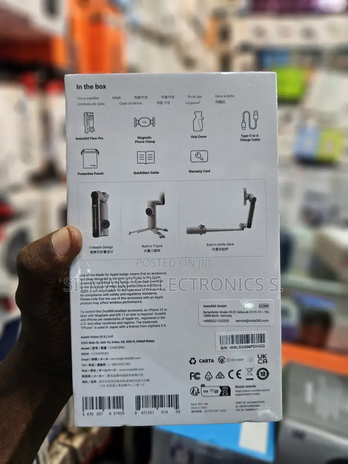 Insta 360 Flow PRO Smart Phone Stabilizer