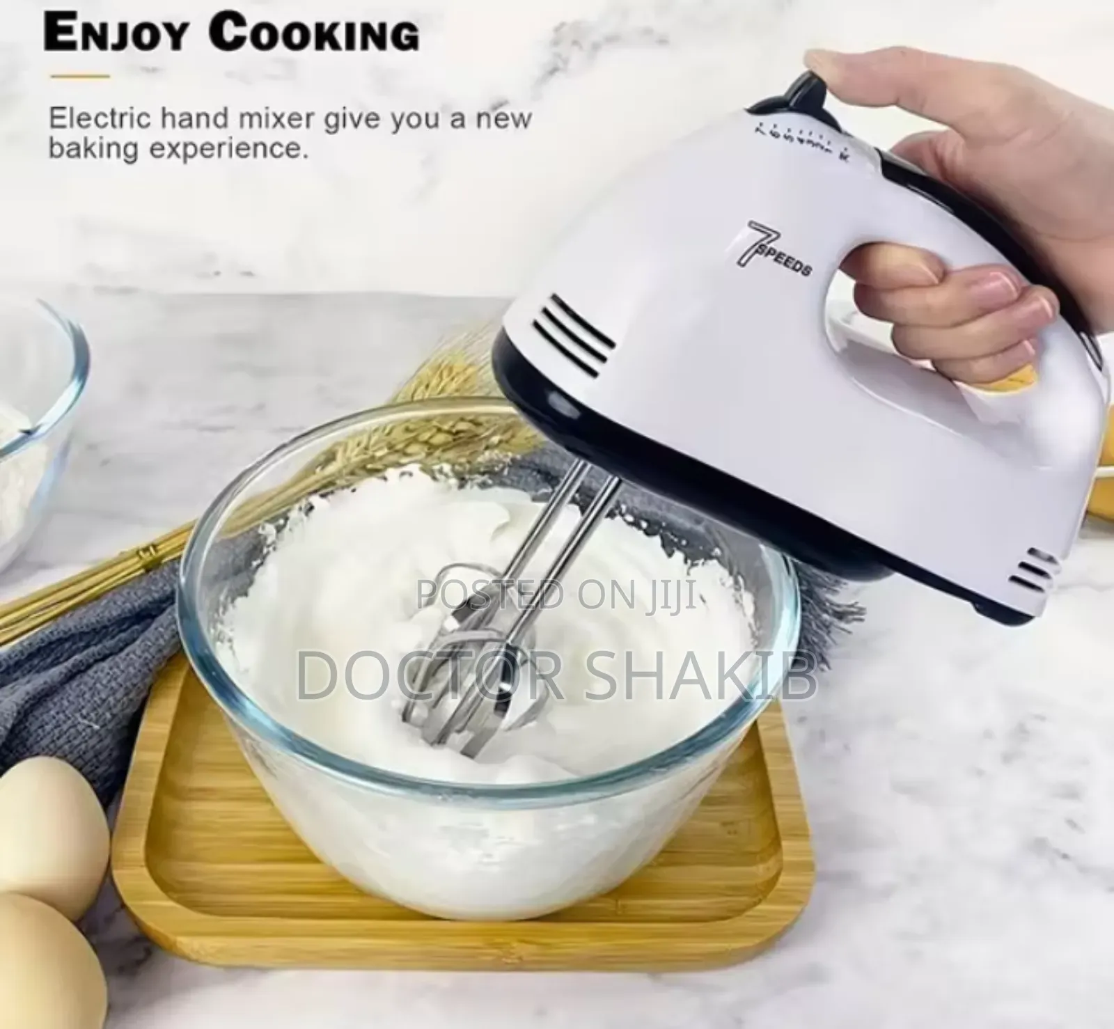 7speeds Scarlett Electric New Hand Mixer