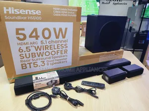 540watts Hisense Soundbar With Two Additional Speakers