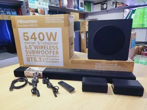 540watts Hisense Soundbar With Two Additional Speakers