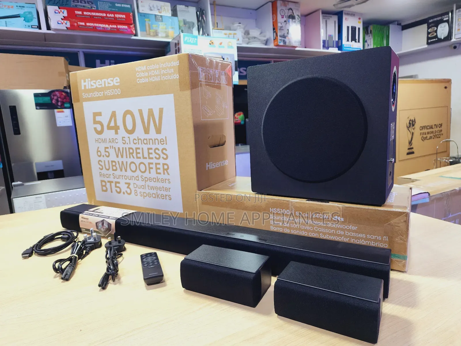 New Discounted Hisense 540watts Soundbar 5.1channel