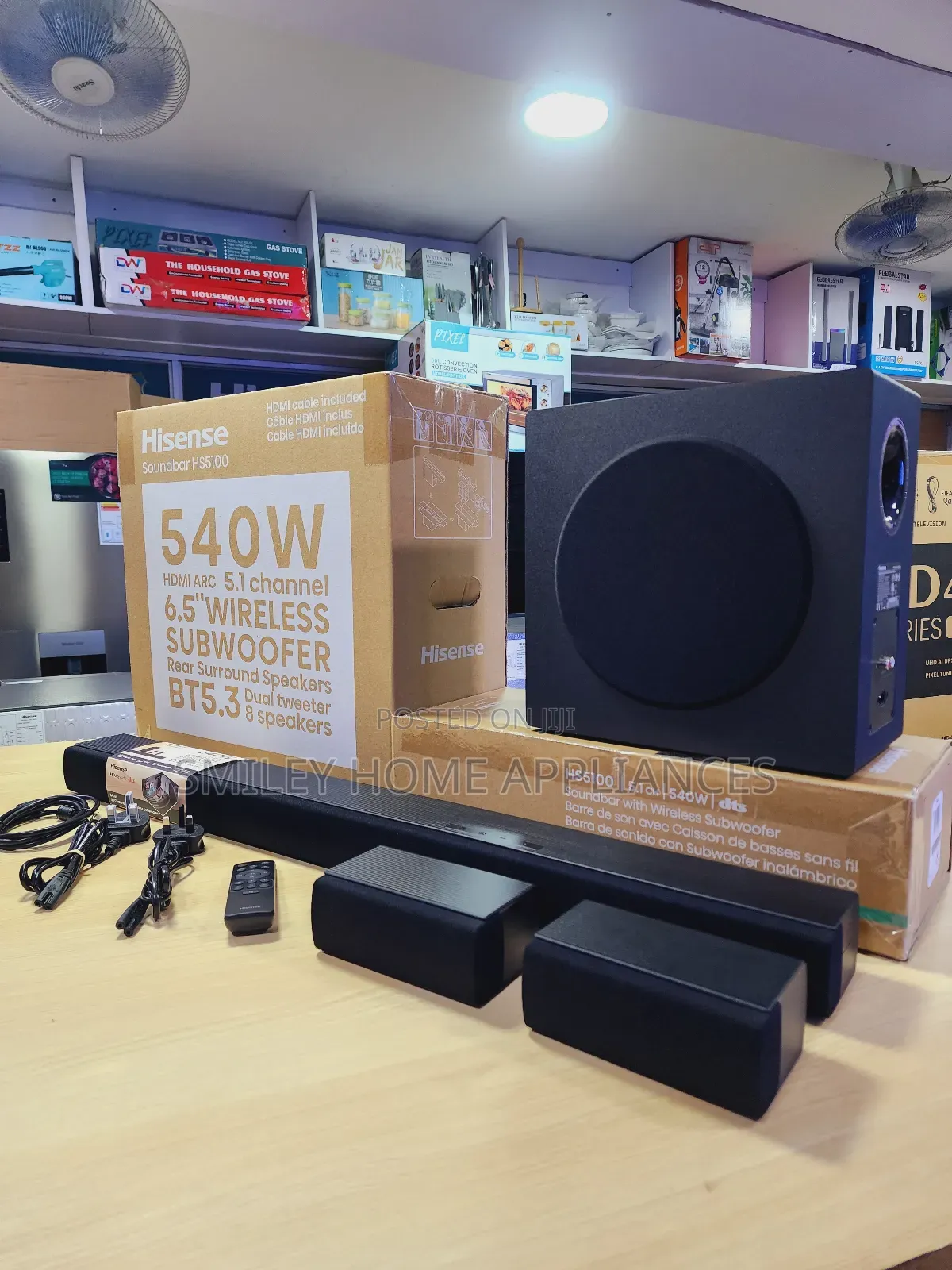 New Discounted Hisense 540watts Soundbar 5.1channel