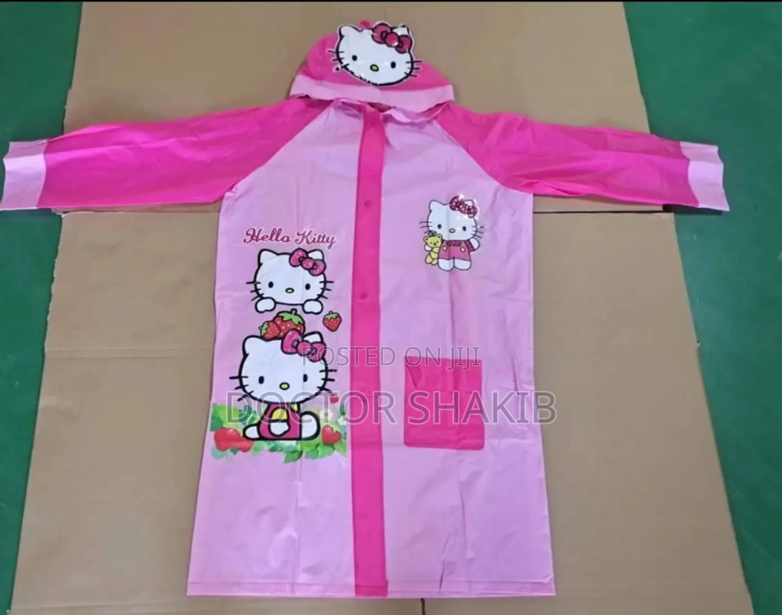 New Kids Anime Characters Hooded Rain Jackets