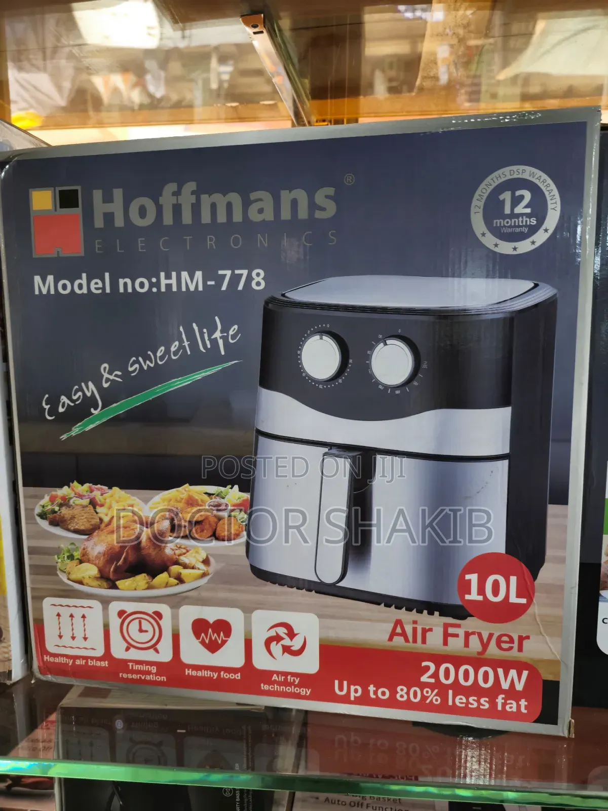 Hoffman's Electric Air Fryer (10L) HM-778