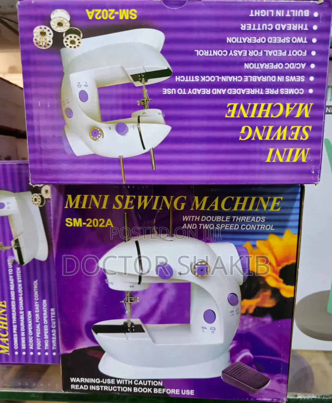Portable New Mini Sewing Machine- White