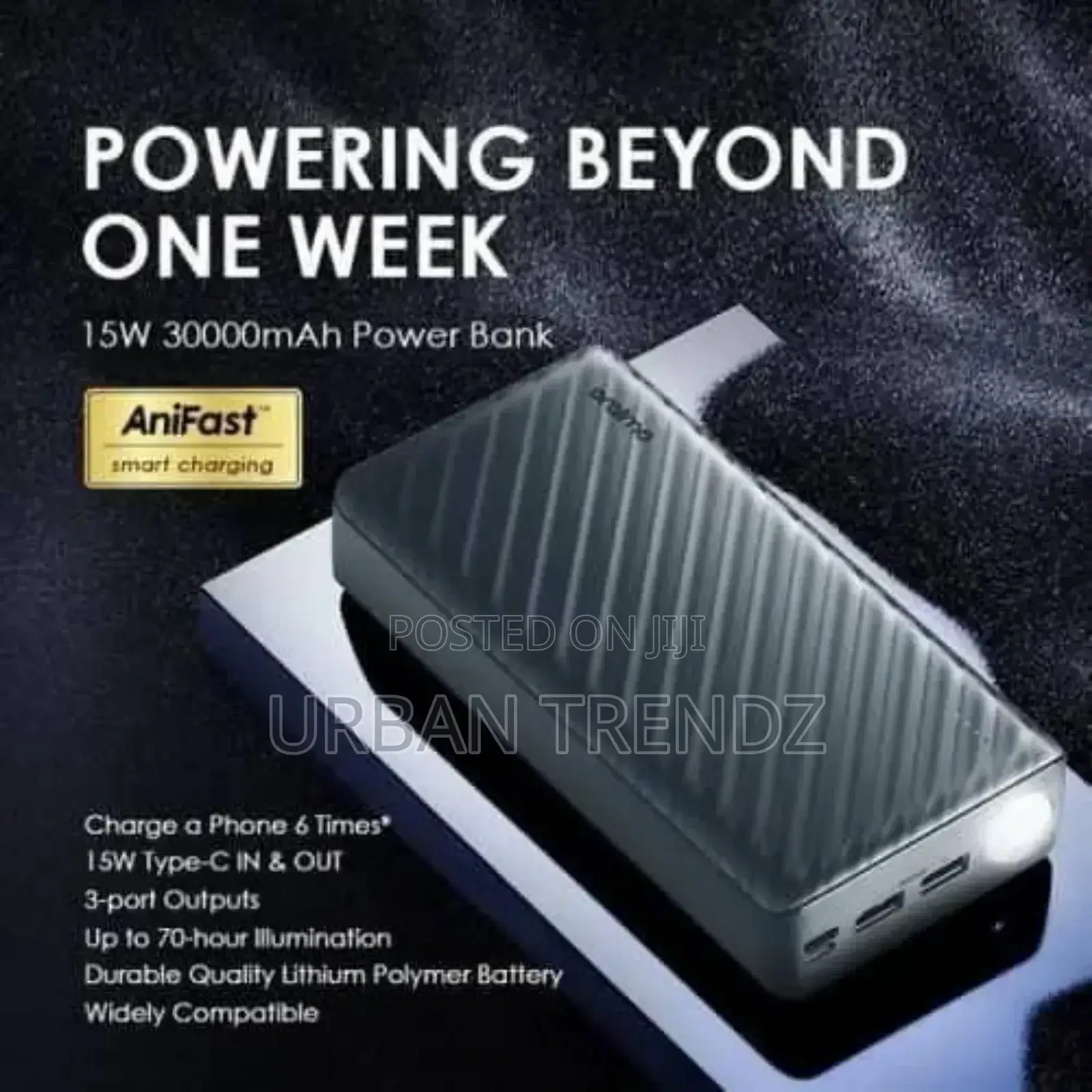 Oraimo Powerbox 300 Lite 30000mah 15W Power Bank-