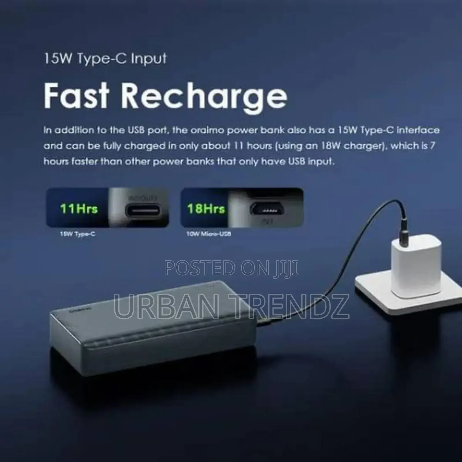 Oraimo Powerbox 300 Lite 30000mah 15W Power Bank-