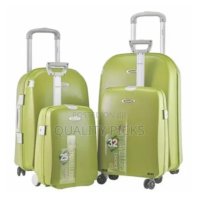 4 Piece PP Fashion Carry on Luggage Rolling Trunk Suitcase