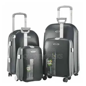 4 Piece PP Fashion Carry on Luggage Rolling Trunk Suitcase