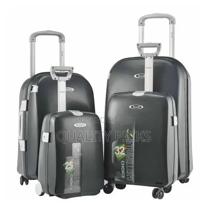4 Piece PP Fashion Carry on Luggage Rolling Trunk Suitcase