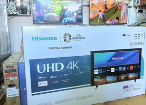 Brand New Hisense 55inches Uhd A6 Series Smart Tvs.